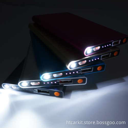 Metal power bank made in China/Slim Portable Metal Mobile Power Bank